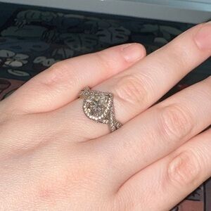 Silver Engagement Ring